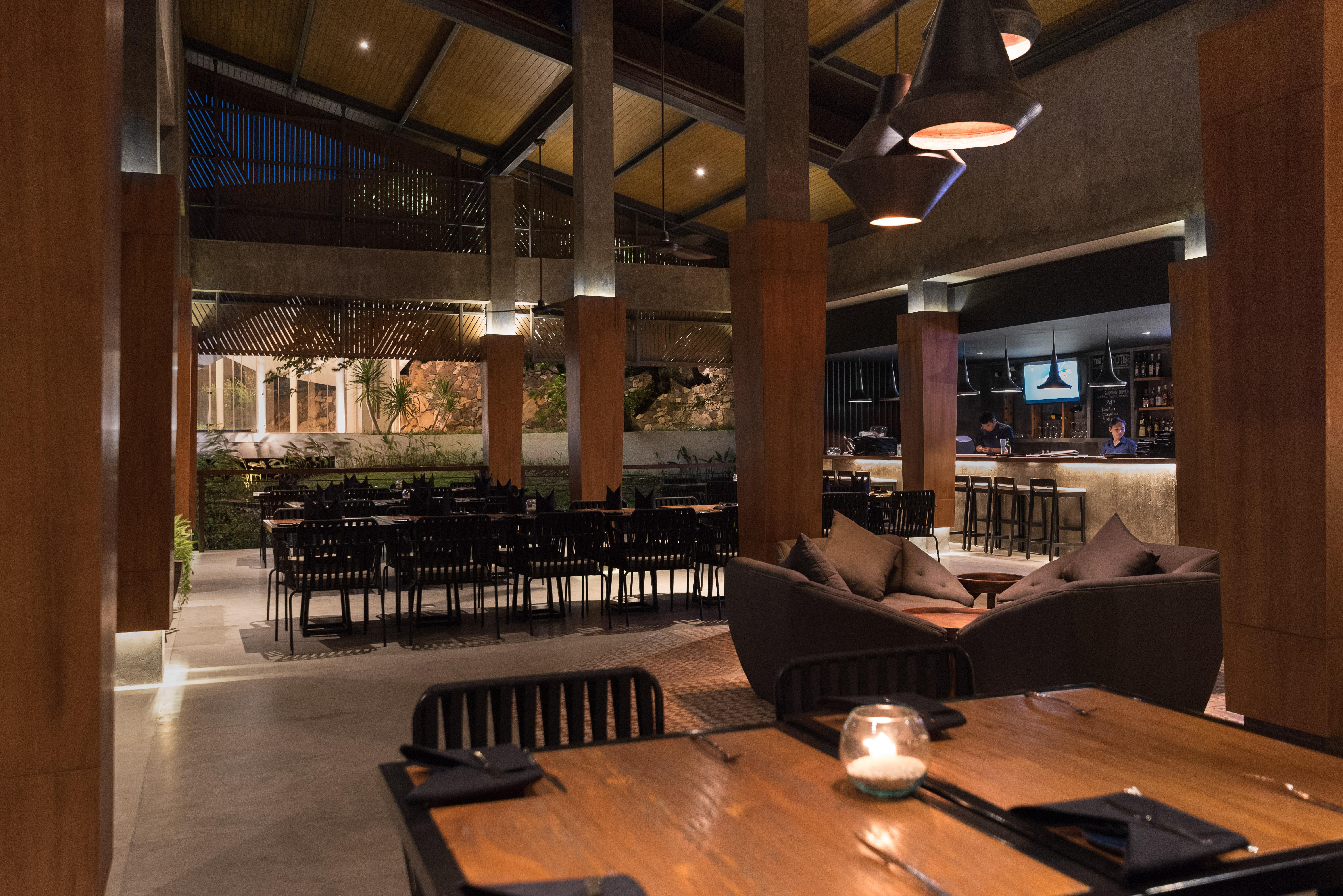 圣吉吉 卡塔玛兰度假村酒店 外观 照片 The interior of the restaurant